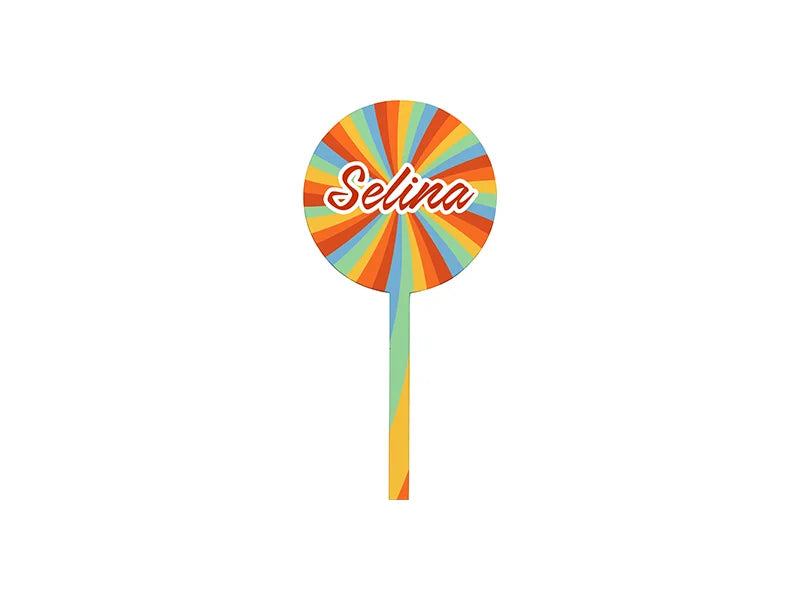 Sublimation Blank Hardboard Round Message Sign (7.5*15.5*0.3cm, Single-Sided)