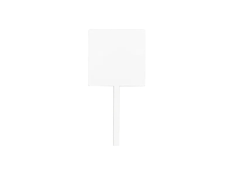 Sublimation Blank Hardboard Square Message Sign Board (7.5*15.5*0.3cm, Single-Sided)