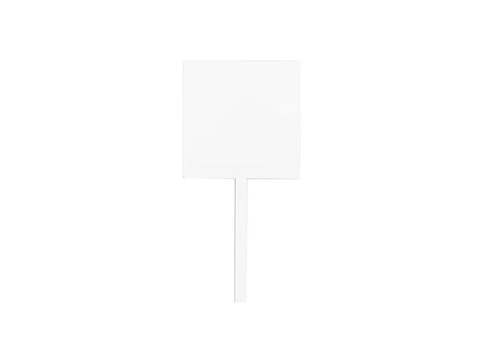 Sublimation Blank Hardboard Square Message Sign Board (7.5*15.5*0.3cm, Single-Sided)