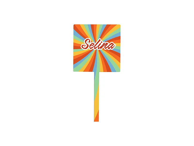 Sublimation Blank Hardboard Square Message Sign Board (7.5*15.5*0.3cm, Single-Sided)