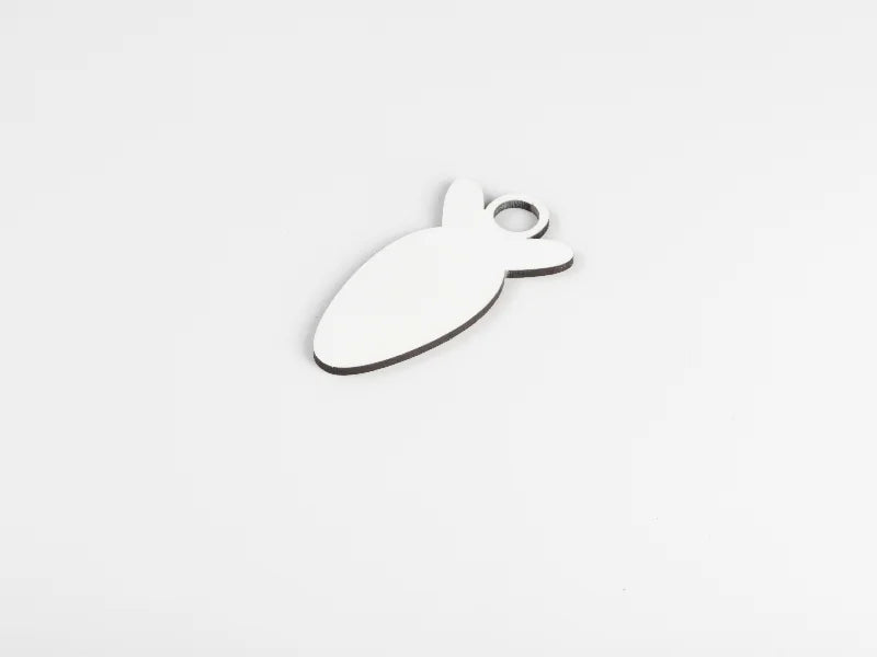 Sublimation Blank Hardboard Name Tag for 40oz Stanley Tumbler (Carrot)