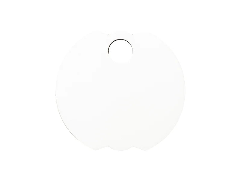 Sublimation Blanks Hardboard Name Tag (φ6.5*0.3cm,Bud Shape)