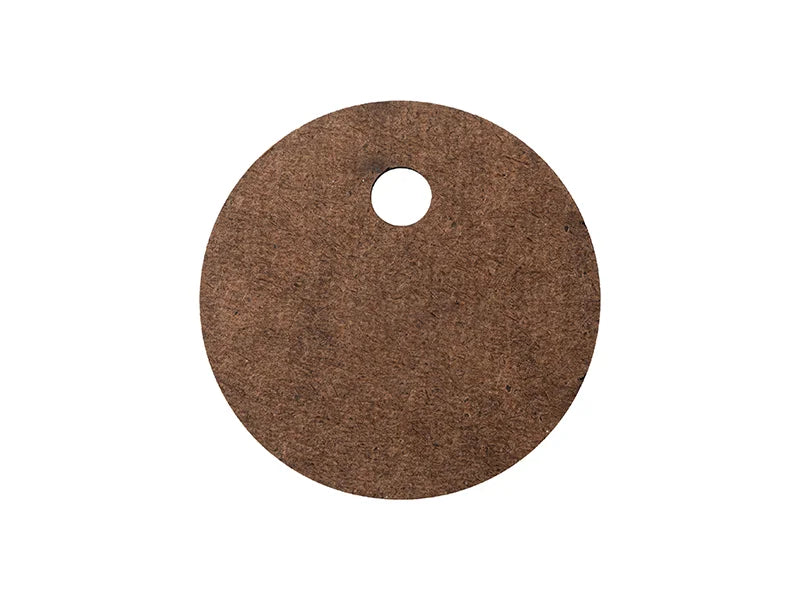 Sublimation Blanks Hardboard Name Tag (φ8*0.3cm,RND Shape)