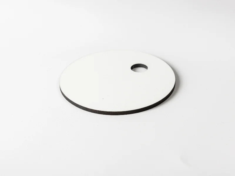 Sublimation Blanks Hardboard Name Tag (φ8*0.3cm,RND Shape)