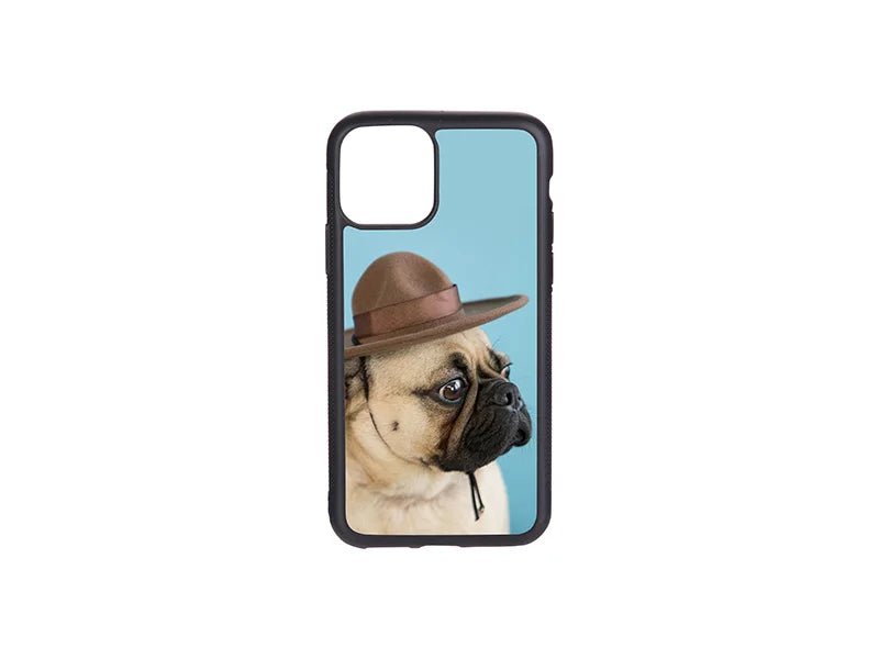 Sublimation iPhone 11 Pro Cover (Rubber, Black)
