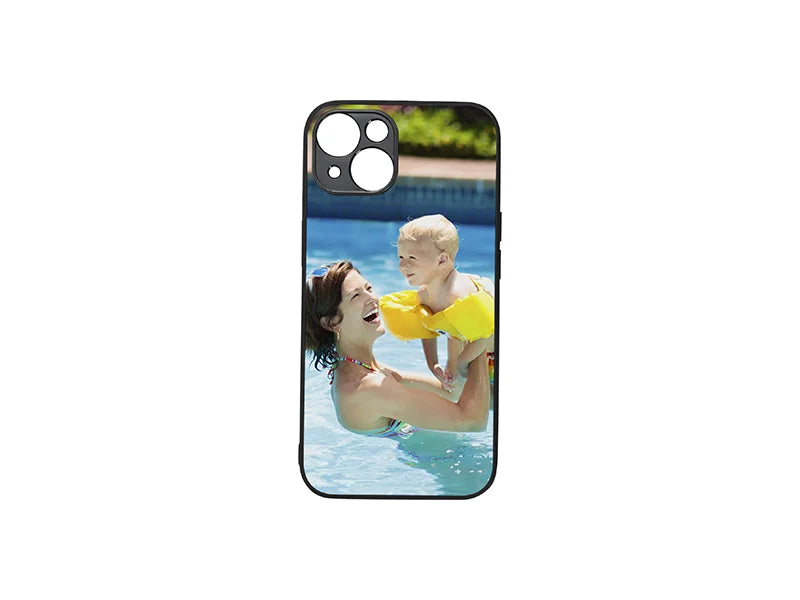 Sublimation Blanks iPhone 14 Cover w/o insert (Rubber, Black)
