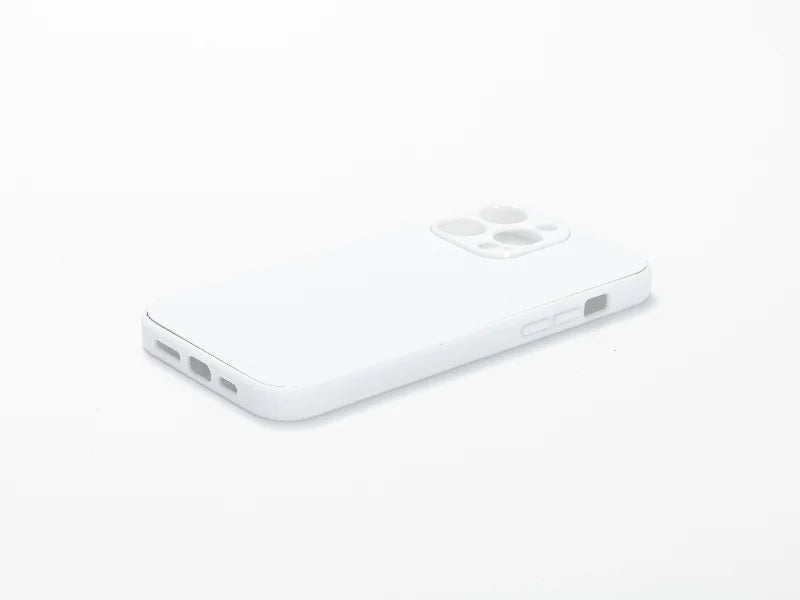 Sublimation Blanks iPhone 14 Pro Max Cover w/o insert (Rubber, White)