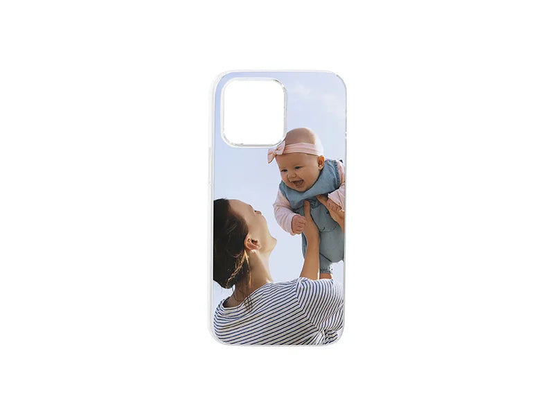 Sublimation Blanks iPhone 15 Plus Cover with insert (Plastic, White)
