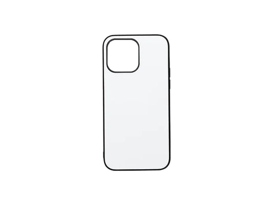 Sublimation Blanks iPhone 15 Plus Cover with insert (Rubber, Black)
