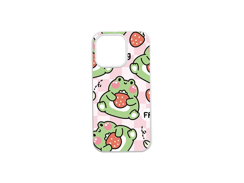 Sublimation iPhone 16 Pro Cover w/ insert (Plastic, White)