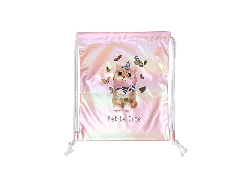 Sublimation Gradient Drawstring Backpack (Pink,33*40cm)