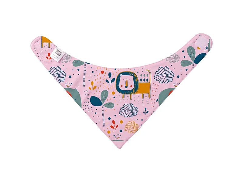 Sublimation Baby Bandana (Pink, 33*42cm)