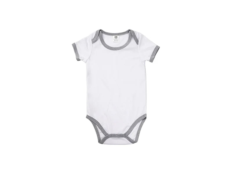 Baby Onesie Short Sleeve XXL(Gray Edge,18-24M)