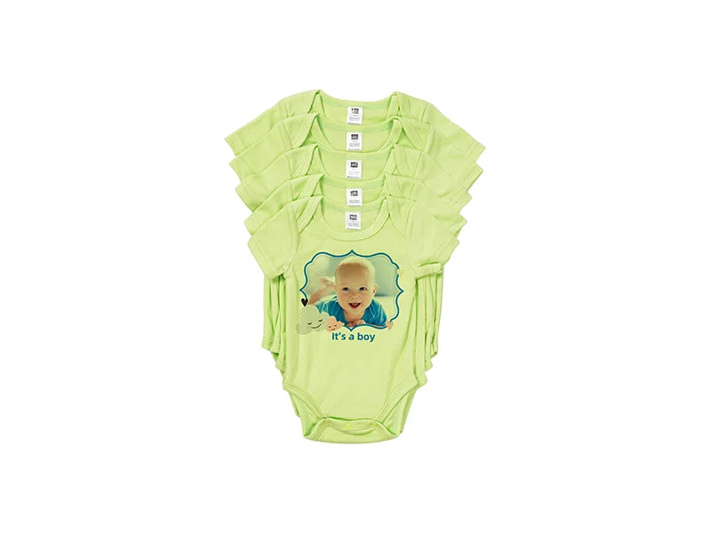 Sublimation Blank Baby Short Sleeve Onesie (Multi-Color)