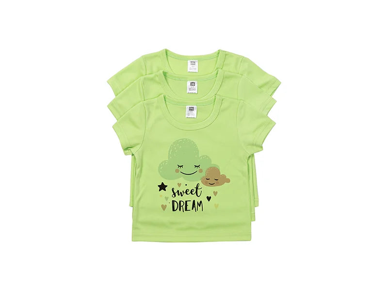 Sublimation Blank Baby Short Sleeve T-Shirt (Multi-Color)