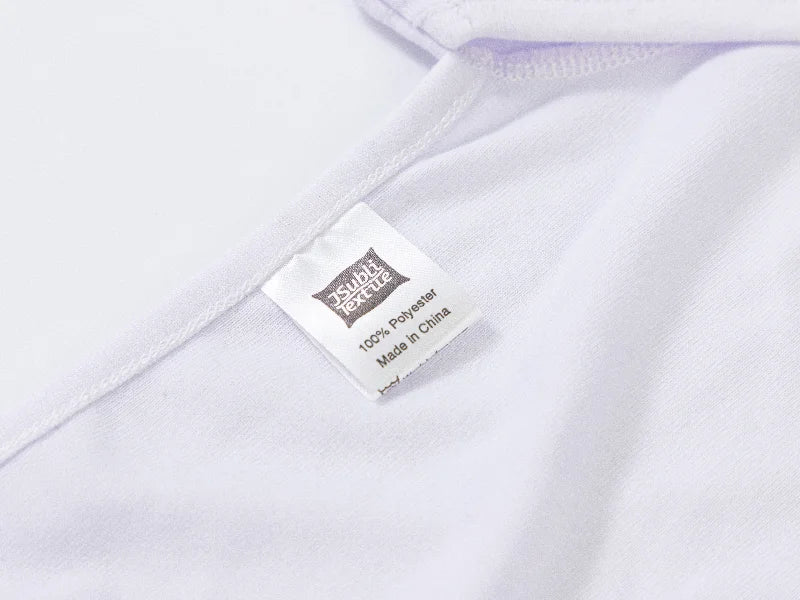 Sublimation Blanks Clothes-Shaped Baby Bib (White)