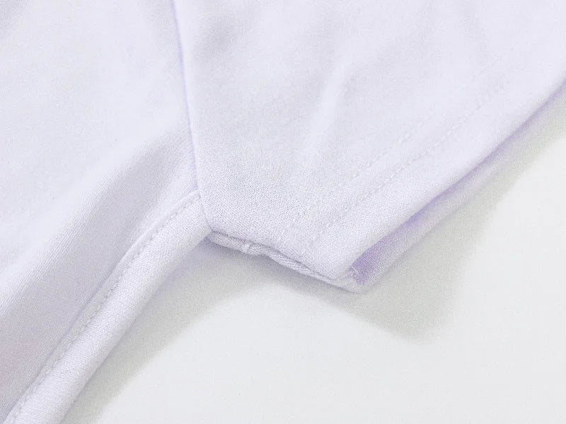 Sublimation Blanks Clothes-Shaped Baby Bib (White)