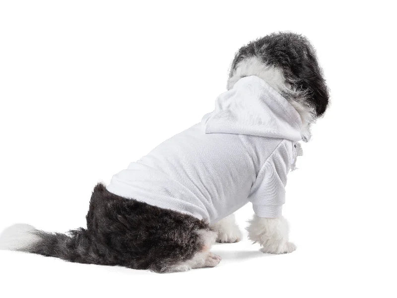 Sublimation Blank Dog Hoodie (White)