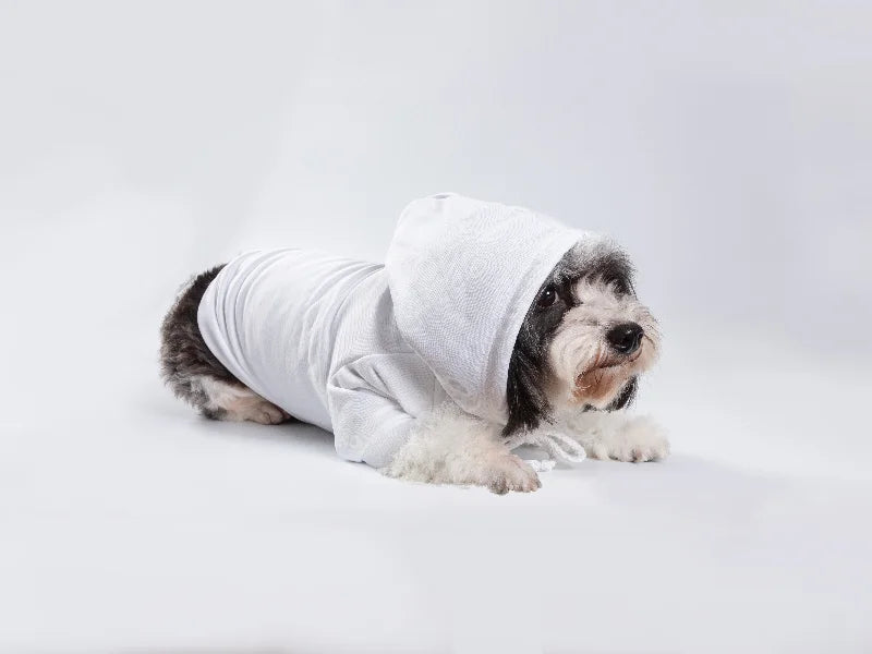 Sublimation Blank Dog Hoodie (White)