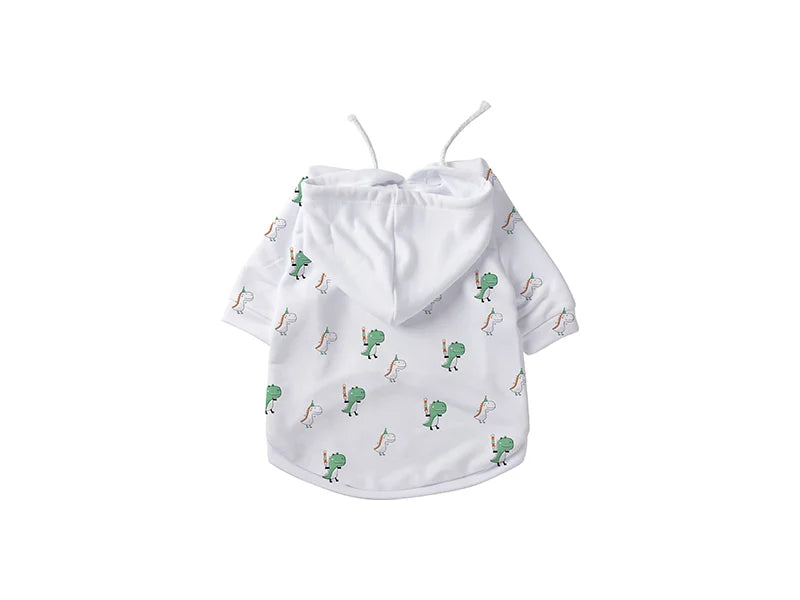 Sublimation Blank Dog Hoodie (White)