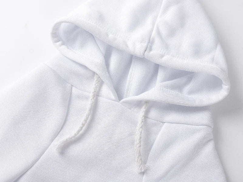 Sublimation Blank Dog Hoodie (White)