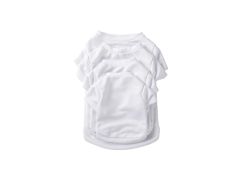 Sublimation Blank Dog T-Shirt (White)
