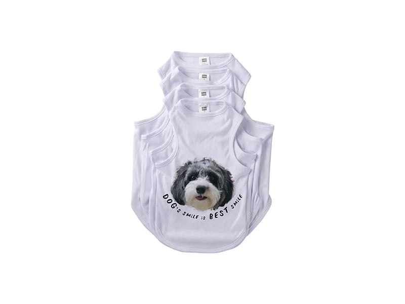 Sublimation Blank Dog Top Tank T-Shirt