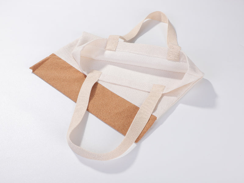 Sublimation Blanks Linen Stitching Cork Eco-Friendly Shopping Bag