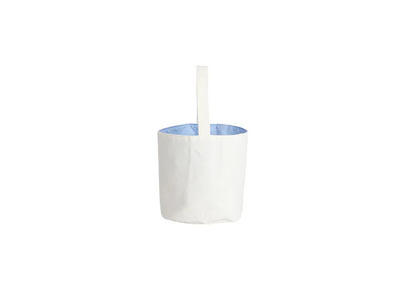Sublimation Blanks Linen Halloween Shopping Bag(Light Blue interior,23*35cm)