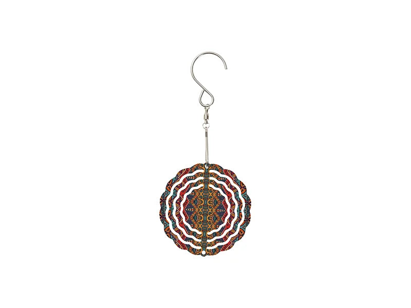 Double-Sided Sublimation Blanks Aluminium Wind Spinner (Round, 3inch)