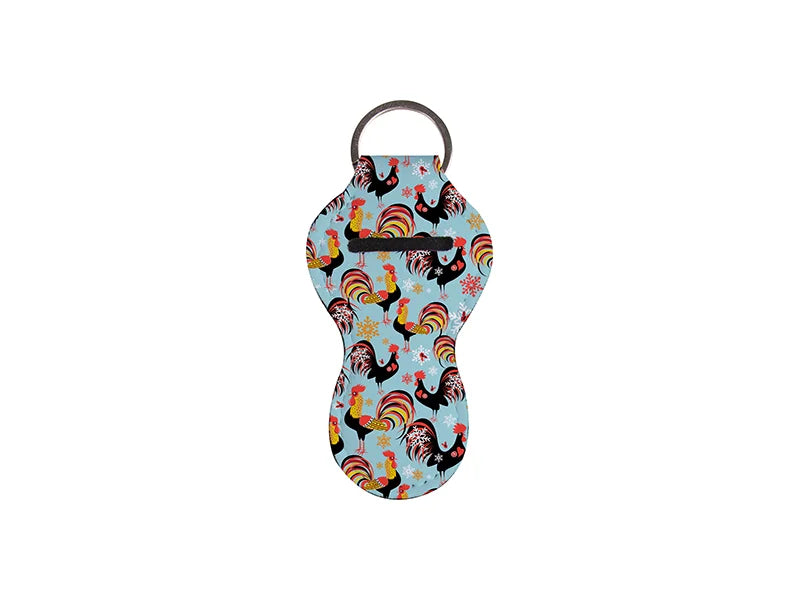 Sublimation Neoprene Chapstick Holders Keychain