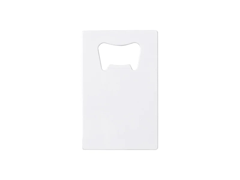 Sublimation Blanks Full White Stainless Steel Bottle Opener (Credit Card, 5.3*8.5cm)