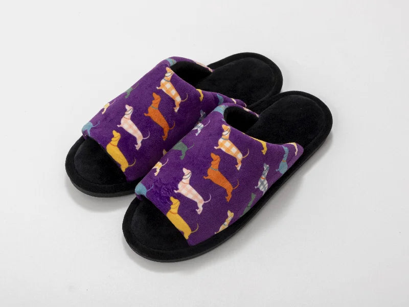 Sublimation Adult Fuzzy Slippers (White/Black, 40-41#)