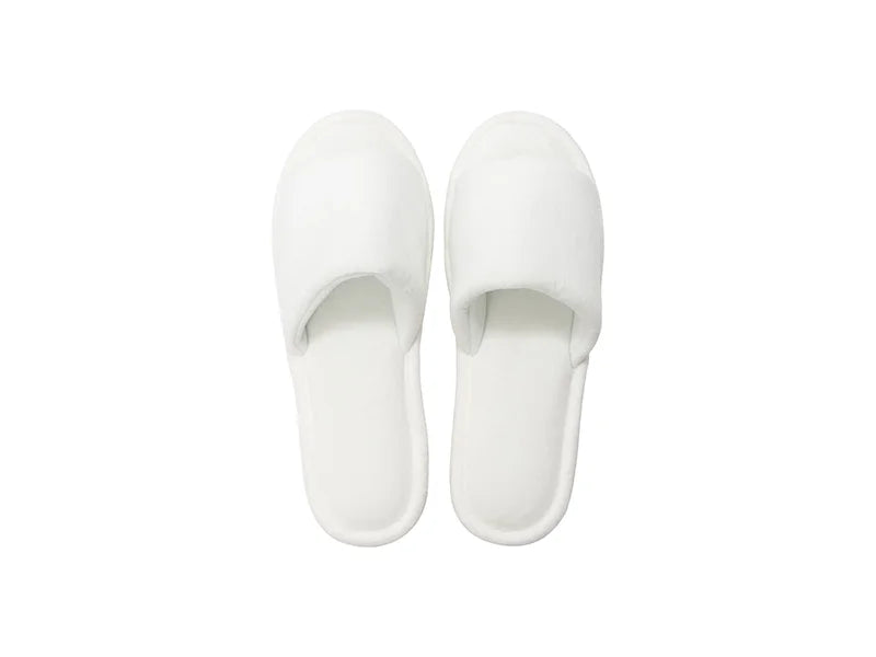 Sublimation Adult Fuzzy Slippers  (Full White, 36-37#)