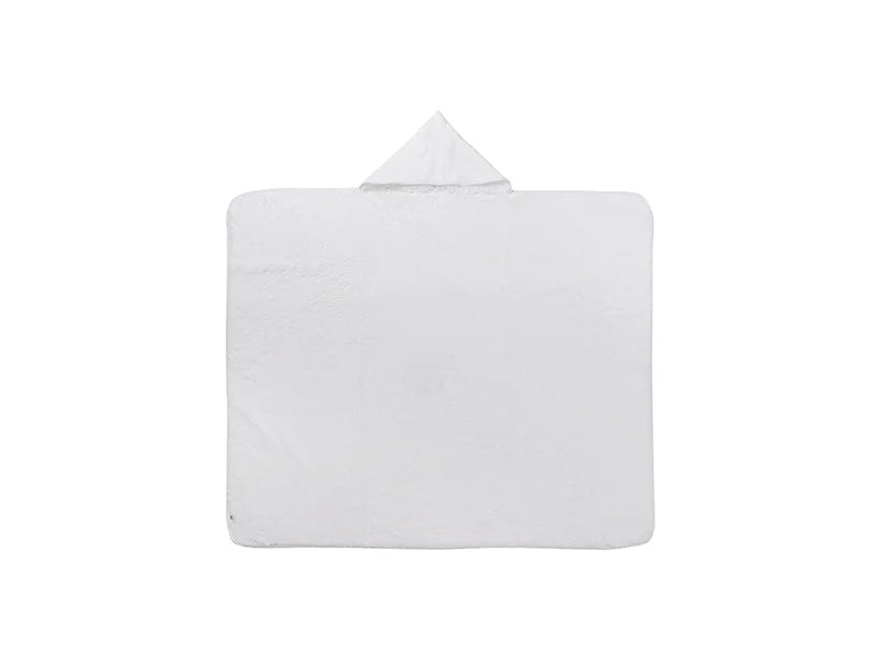 Arctic Fleece Lined Sublimation Blanks Microfiber Hooded Blanket (130*150cm/51.18inchx59.05inch)