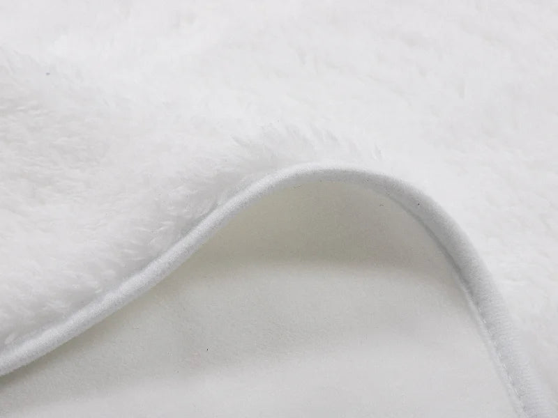 Arctic Fleece Lined Sublimation Blanks Microfiber Hooded Blanket (150*200cm/59.05inchx78.74inch)