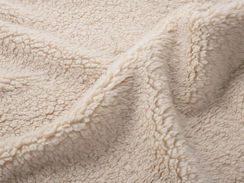 Sherpa Lined Sublimation Minky Blanket(Khaki/White, 152*203cm/60inchx 80inch)