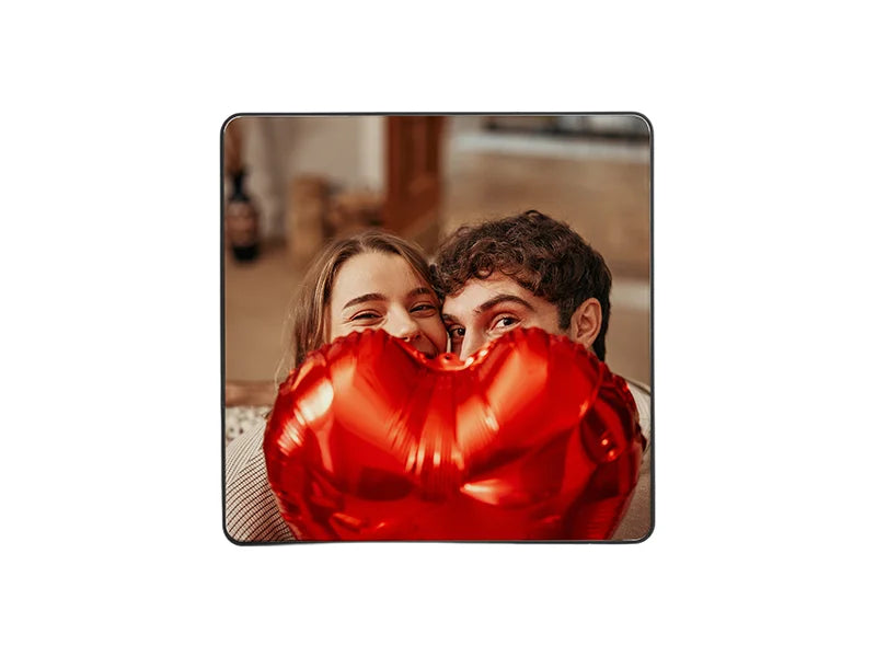 Sublimation Music Album Fridge Magnet (10*10*1cm,Black)