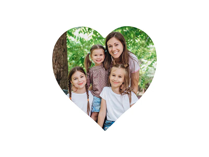 Sublimation Blanks Plastic Fridge Magnet (Heart, 6.5*6.5cm)