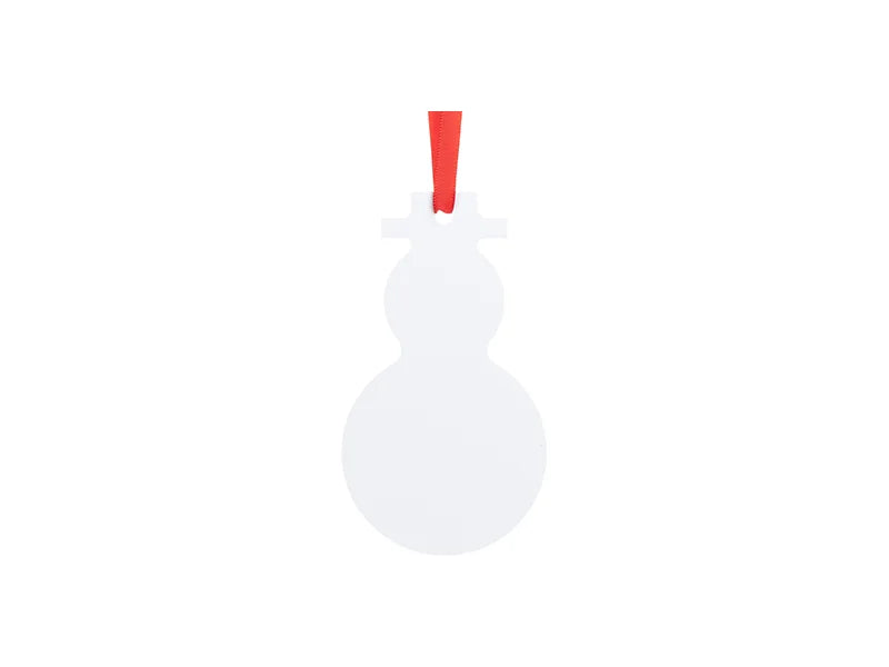 Sublimation Blanks Plastic Hanging Ornament (Snowman, 6.8*12cm)
