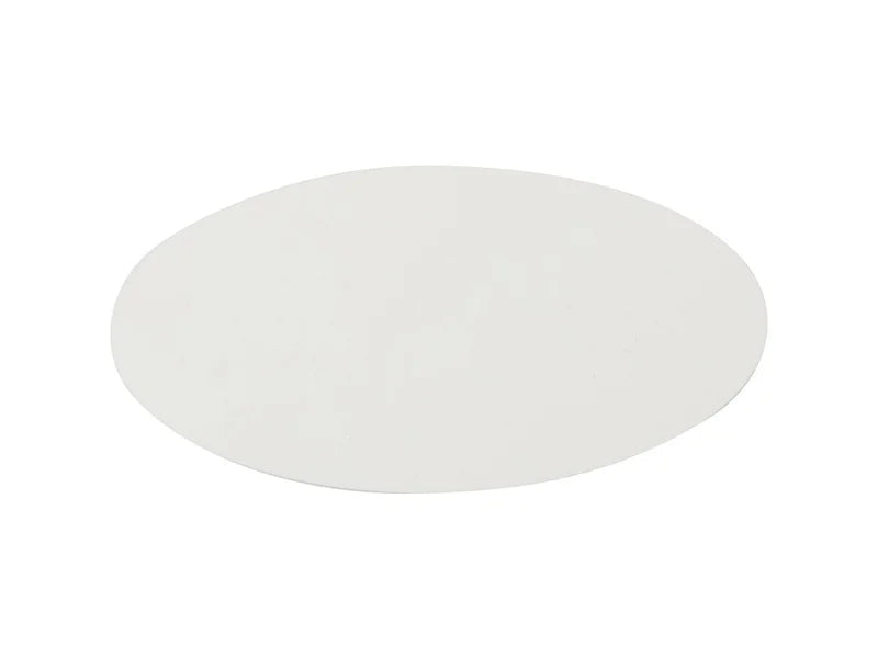 Sublimation Plastic Name Badge (Oval, 3.8*7.6cm)