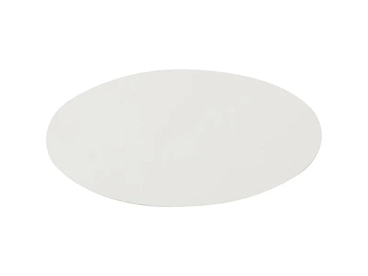 Sublimation Plastic Name Badge (Oval, 3.8*7.6cm)