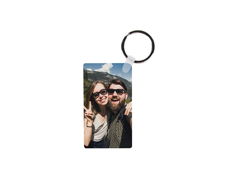 Sublimation Plastic Keyring (Rect, 4*7.6cm)