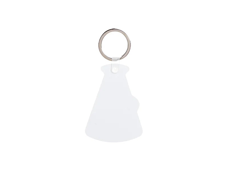 Sublimation Blanks Plastic Keyring (Bell, 5*6.8cm)