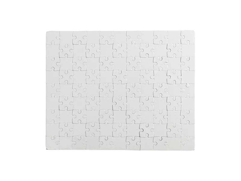 Sublimation Cardboard Puzzle w/ Blue Base Board(8inchx10inch, 99 Pieces)