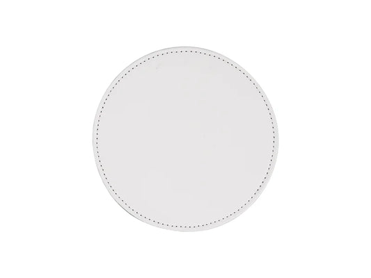 Sublimation PU Leather Round Mug Coaster (9.5cm)