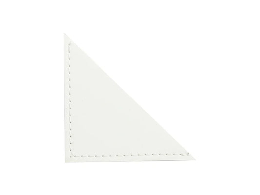 Sublimation Blanks PU leather Bookmark(6*6*0.1cm,white)