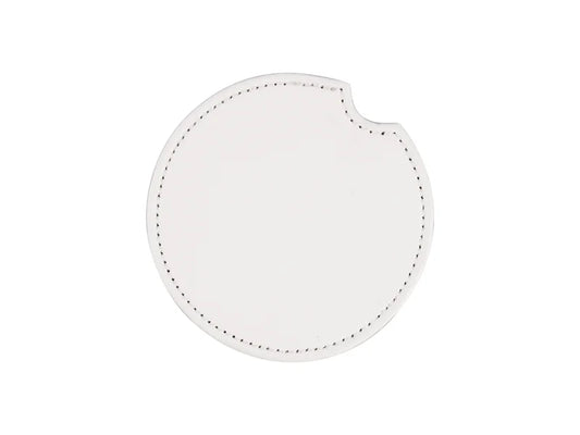 Sublimation PU Leather Car Mug Coaster (6.5cm)