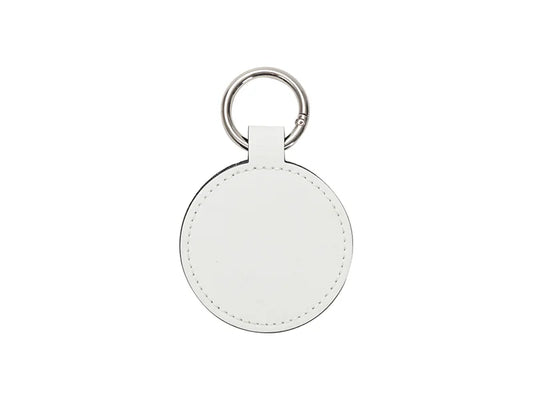 Sublimation Blanks PU Handbag Magnetic Hat Clip(6.2*9.8cm,round)