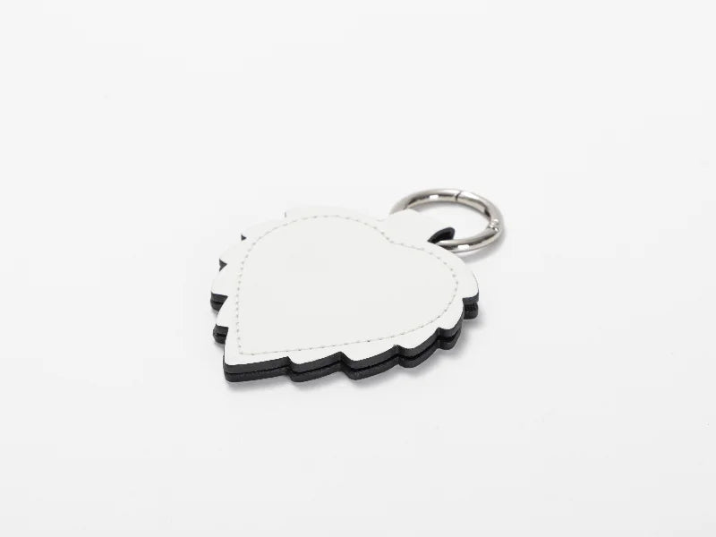 Sublimation Blanks PU Handbag Magnetic Hat Clip(7.3*10.8cm,leaf shape)